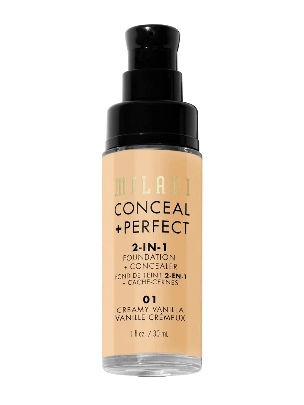 Milani Conceal + Perfect 2-in-1 Foundation + Concealer - Creamy Vanilla (1 Fl.